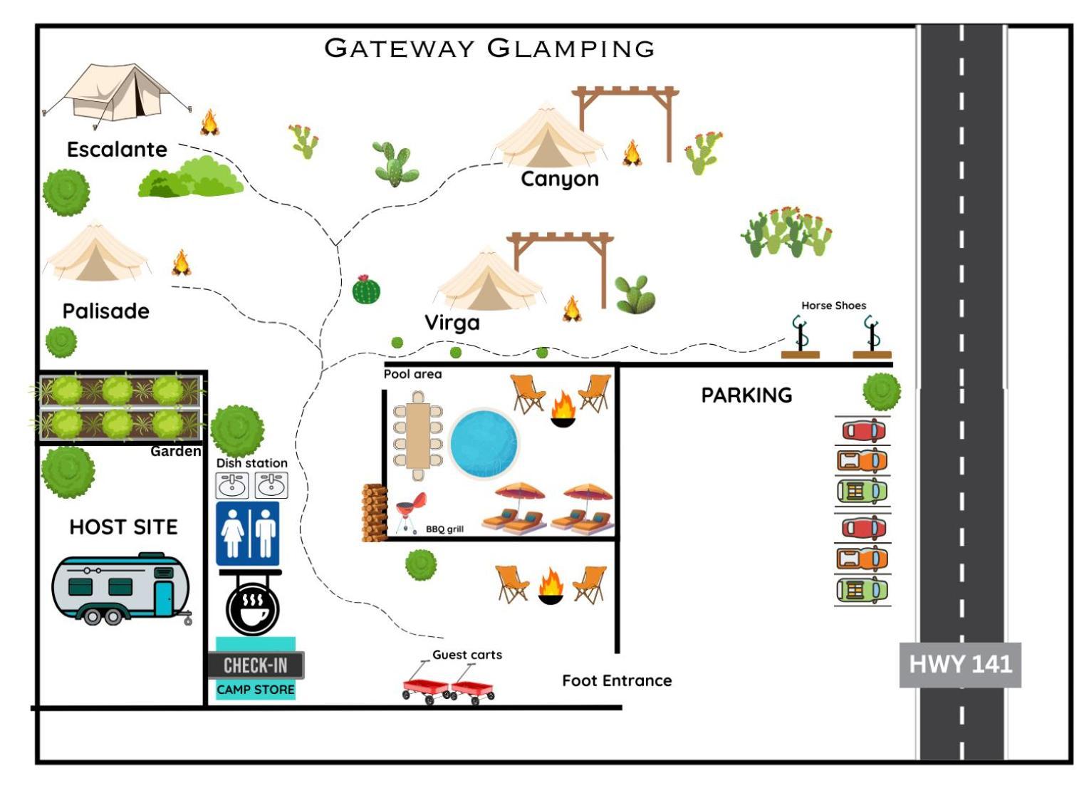 فندق Gateway Glamping المظهر الخارجي الصورة